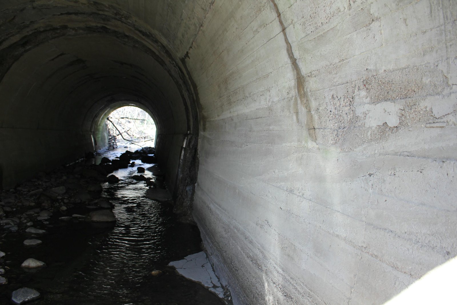 East abutment